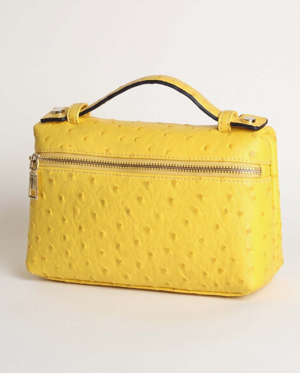 Amalfi Pocket Bag in ostrich yellow