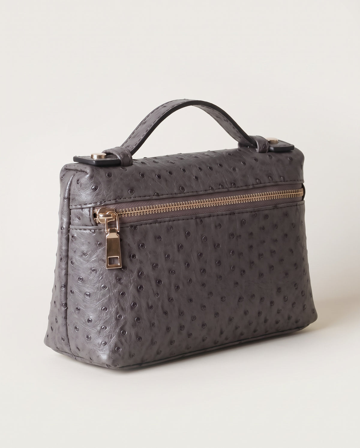 Amalfi Pocket Bag in ostrich grey
