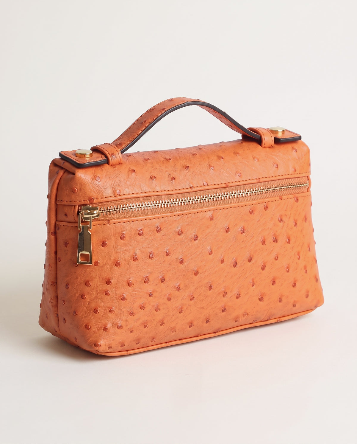 Amalfi Pocket Bag in ostrich orange