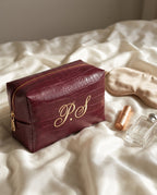 Mayfair Pouch on ivory satin