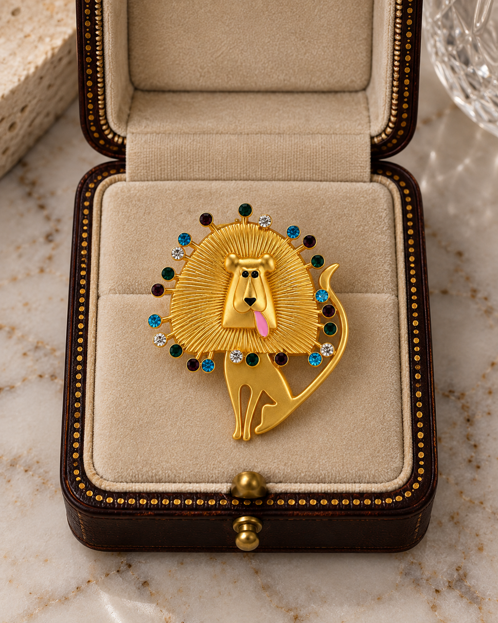 The Sun Lion Brooch
