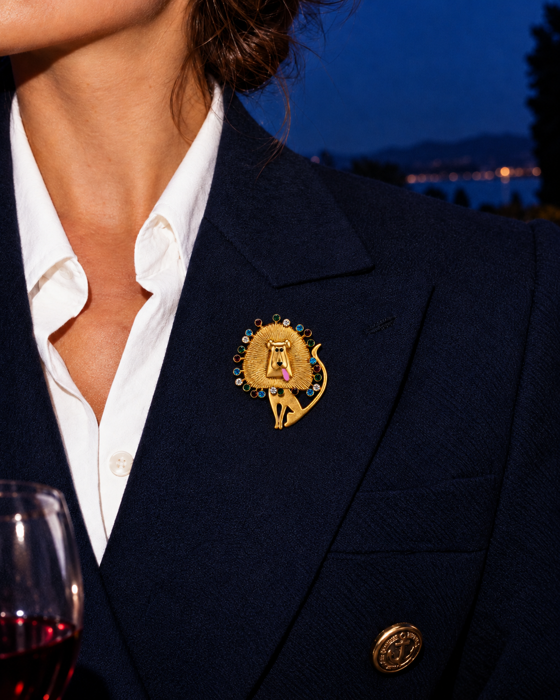 The Sun Lion Brooch