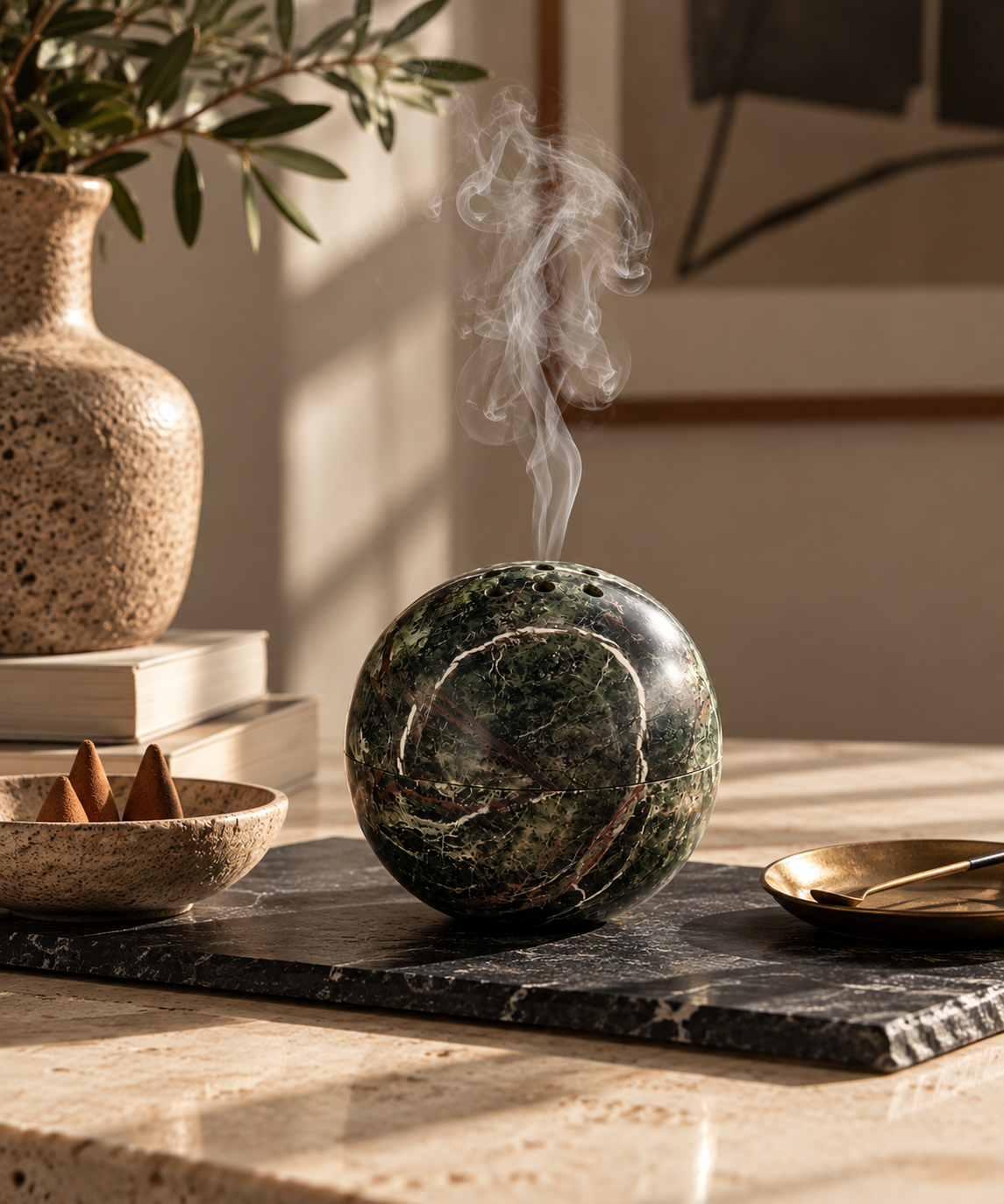 The Carrara Incense Sphere