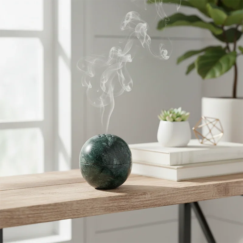 The Carrara Incense Sphere