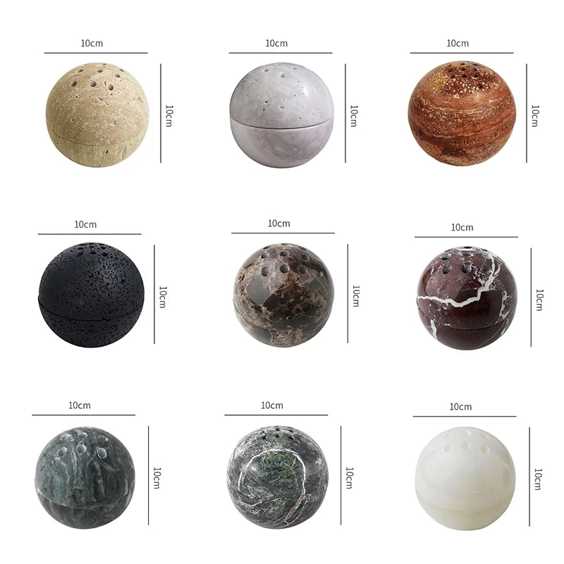 The Carrara Incense Sphere