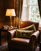 Stable Cushions on a leather armchair