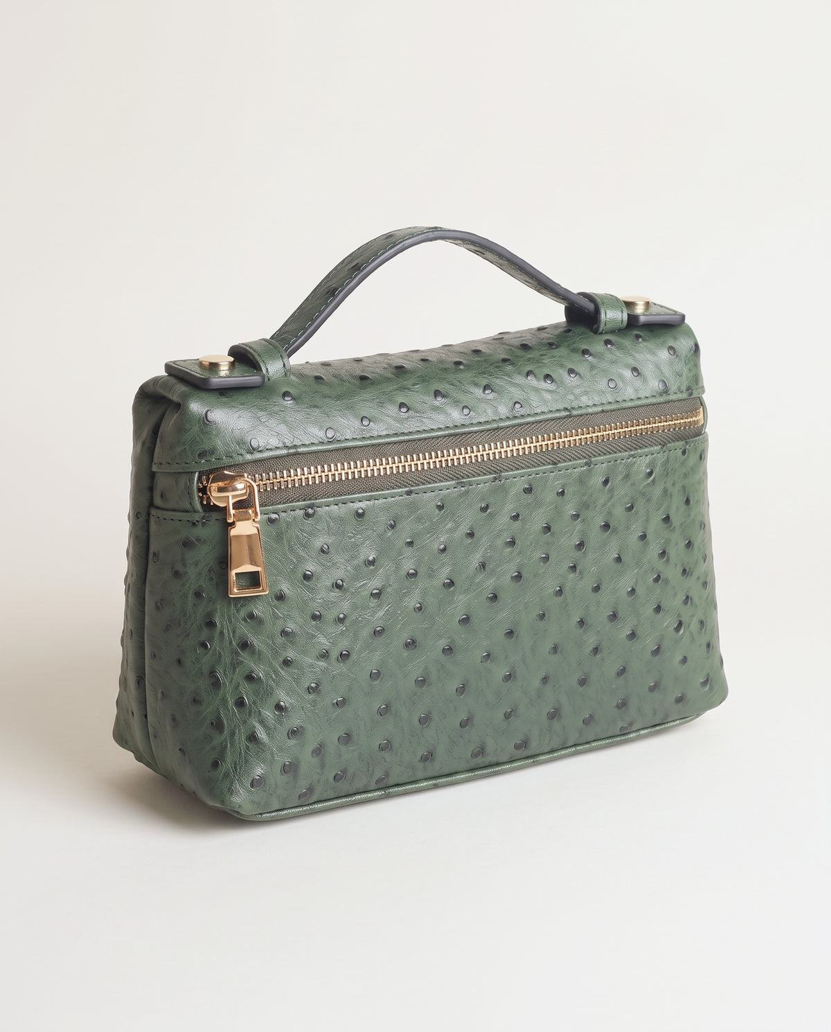 Amalfi Pocket Bag in ostrich green