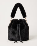 Kitzbühel Bucket Bag in black mink fur