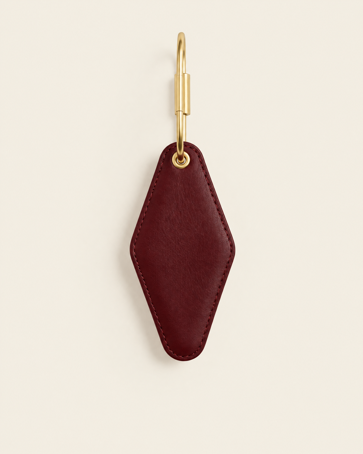 The Motel Key Ring in red