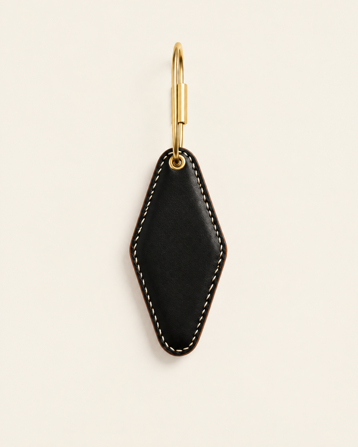 The Motel Key Ring in black