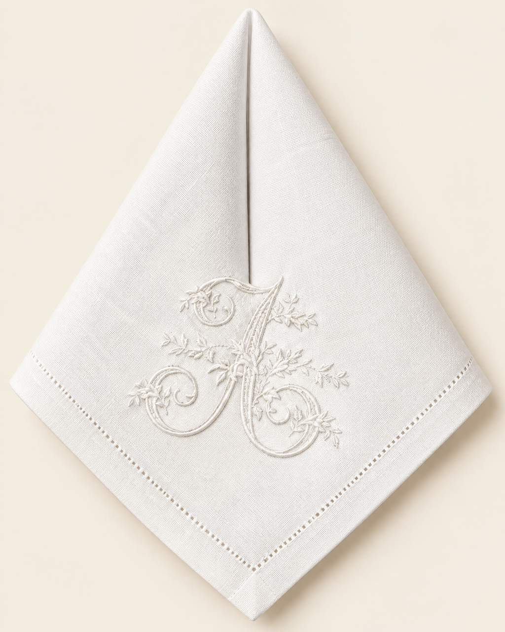 The Belle Époque Napkin, White