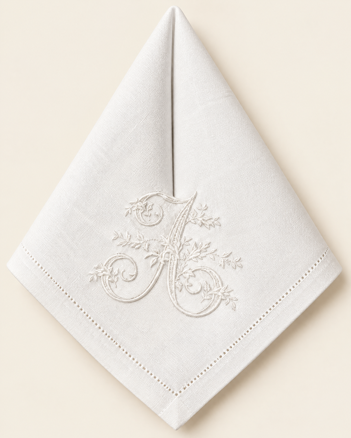 The Belle Époque Napkin, White
