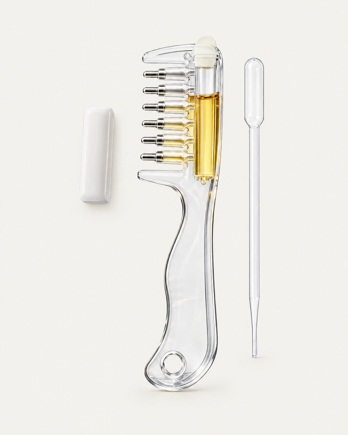 The Apothecary Comb, single, with dropper and dust cover