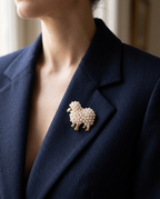 The Pearl Lamb Brooch