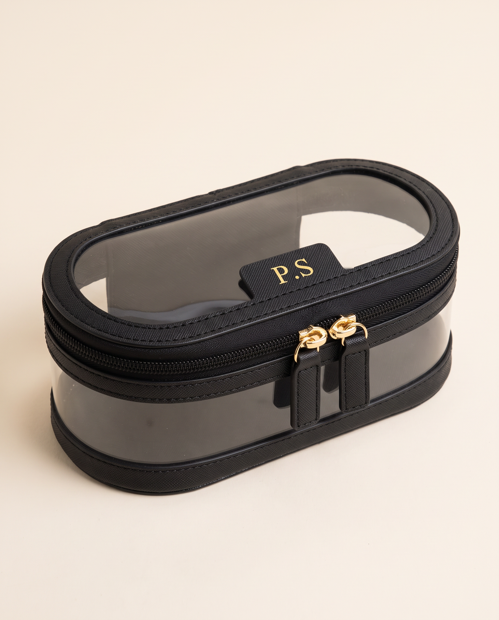 Monaco Brush Case in black shown at an angle