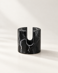The Carrara Sponge Holder in Nero Marquina black marble