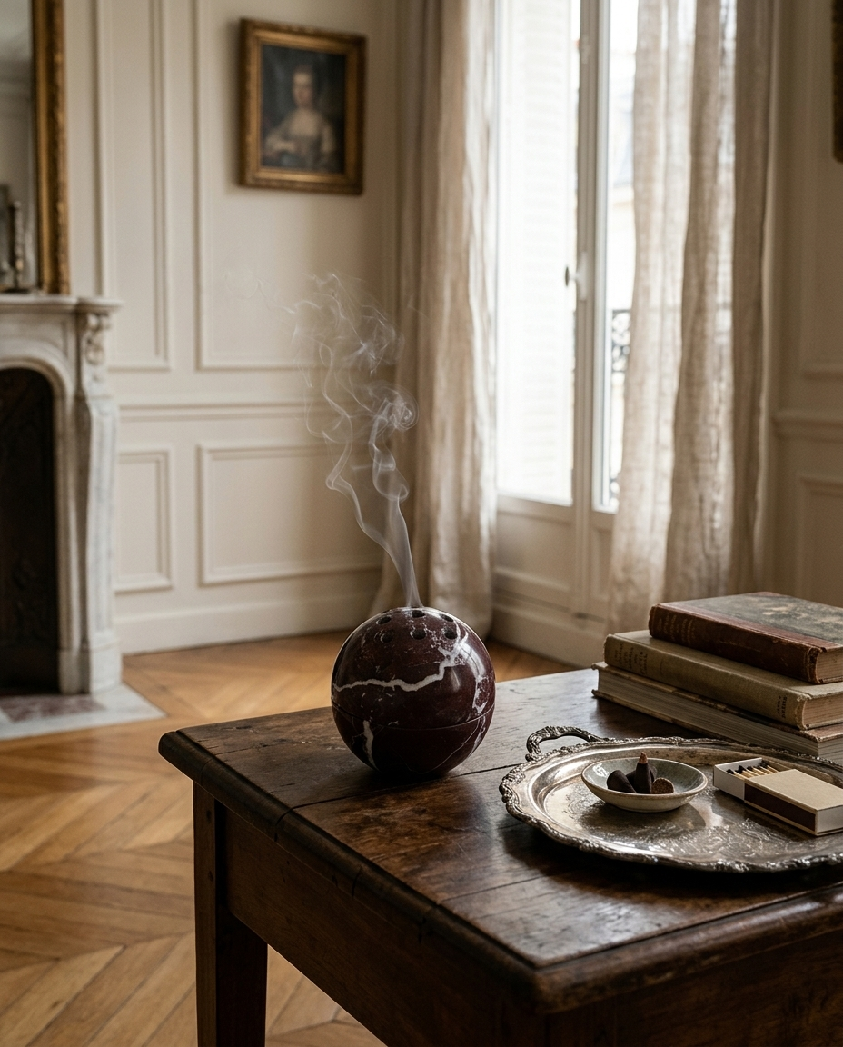 The Carrara Incense Sphere