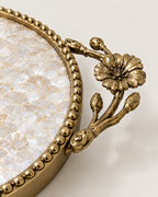 The Positano Tray rim and handle