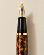 The Bloomsbury Pocket Pen uncapped, front view